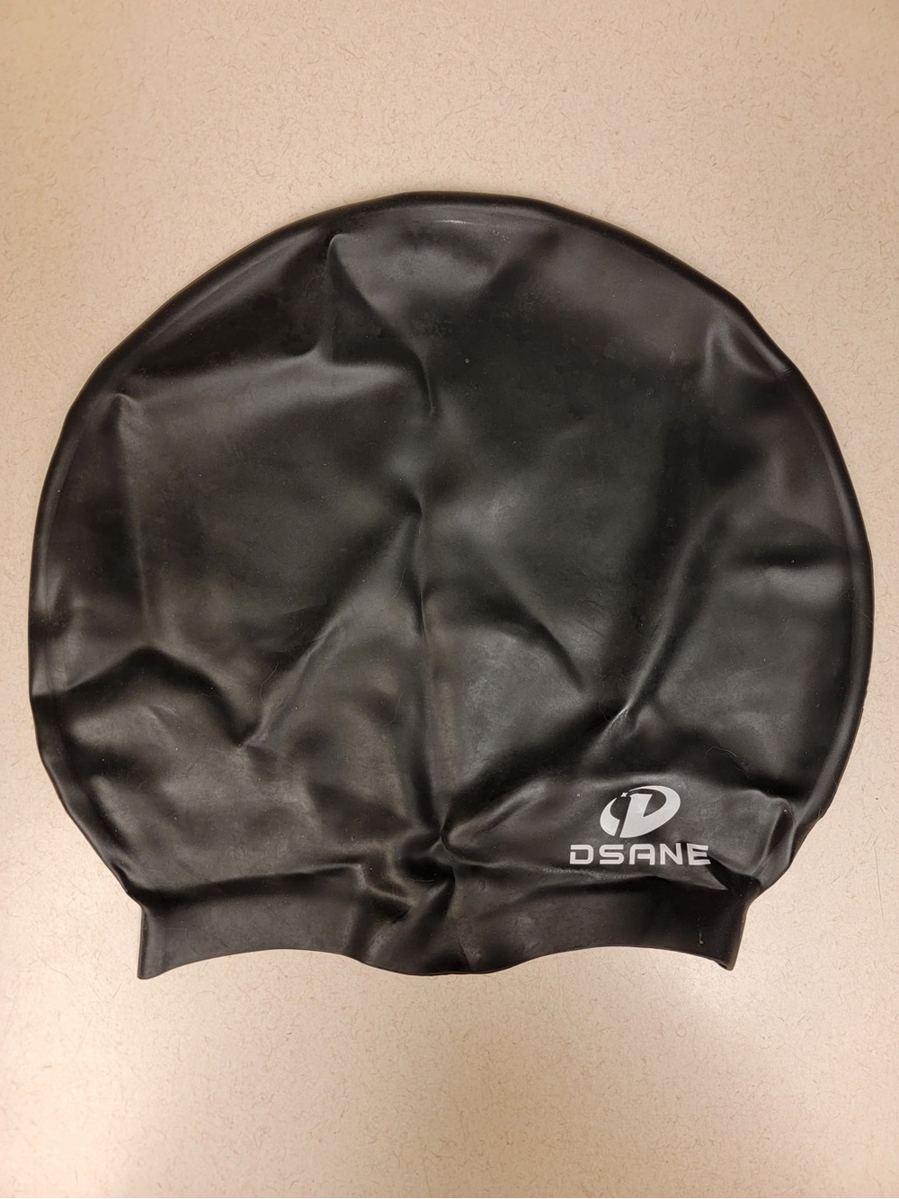 Women’s Extra Large Black Swim Cap